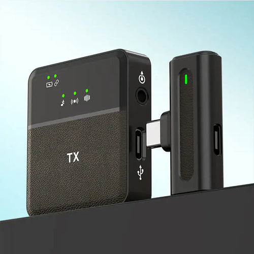 SX8 Type-C Wireless Lavalier Mic – Noise Reduction Clip Microphone