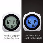 LED Projector Alarm Clock – Digital Display with Voice Report