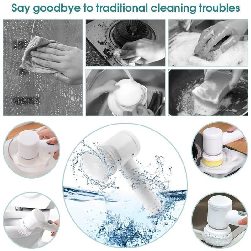 Electric Cleaning Brush – Multi-Purpose Power Scrubber
