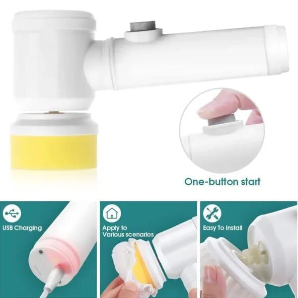 Electric Cleaning Brush – Multi-Purpose Power Scrubber