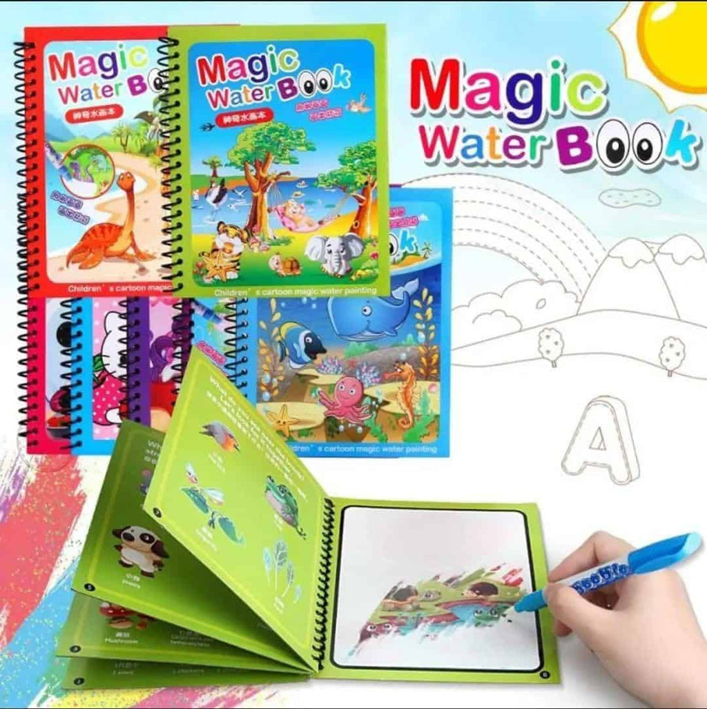 Magic Water Drawing Canvas for Kids – Reusable Mess Free Art Pad
