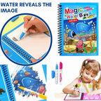 Magic Water Drawing Canvas for Kids – Reusable Mess Free Art Pad