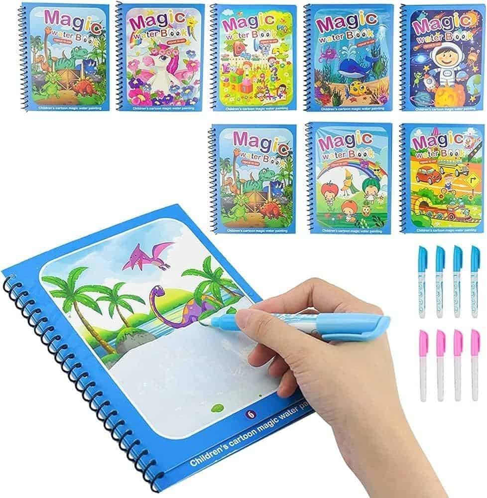Magic Water Drawing Canvas for Kids – Reusable Mess Free Art Pad