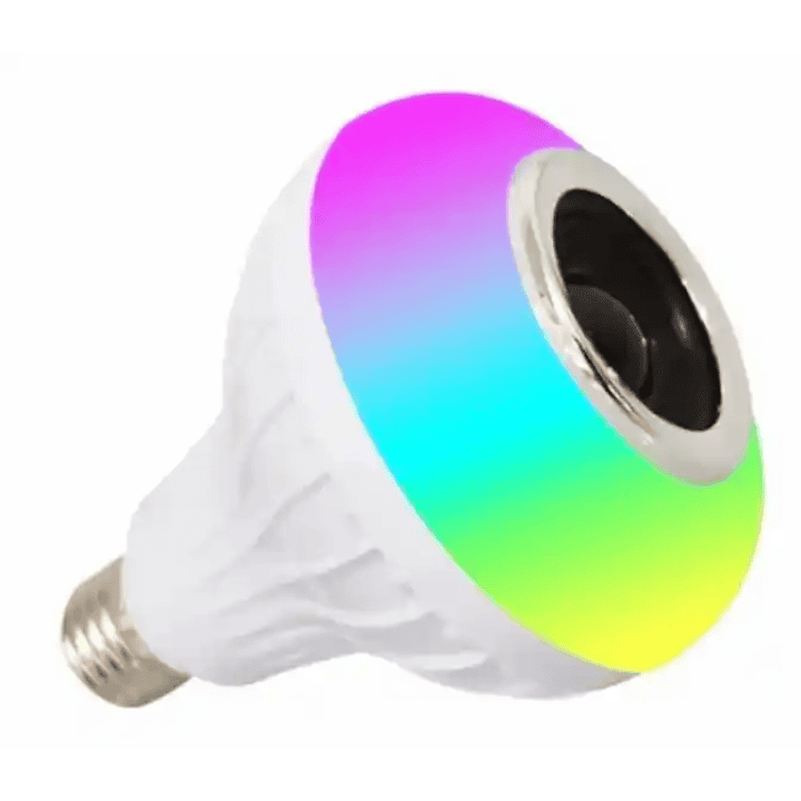 Smart LED Music Bulb – Bluetooth Speaker with Remote RGB Light