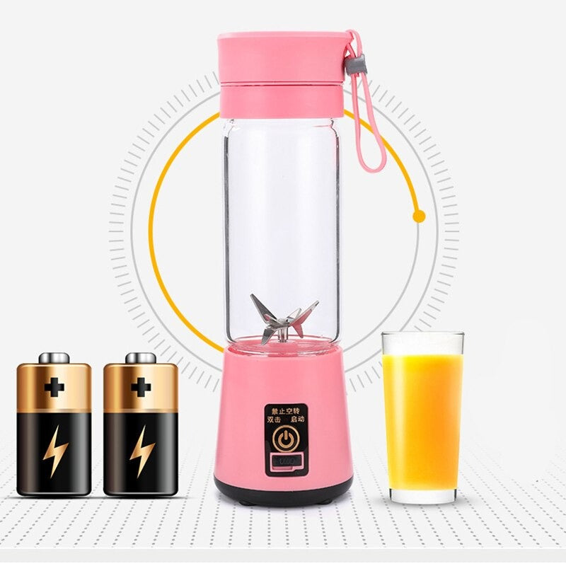 Portable 6-Blade USB Juicer Blender