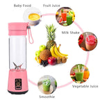 Portable 6-Blade USB Juicer Blender