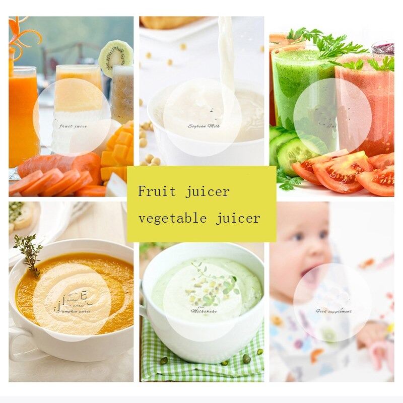 Portable 6-Blade USB Juicer Blender