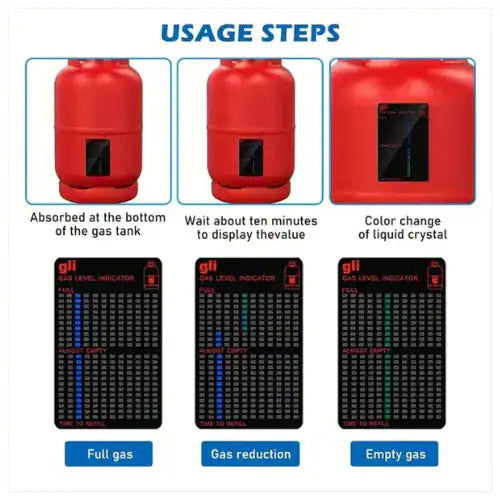 Magnetic Gas Level Indicator – Smart LPG Cylinder Gauge