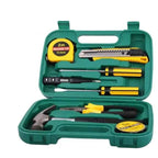 9 Piece Tool Kit – Stainless Steel Home Repair Set with Case