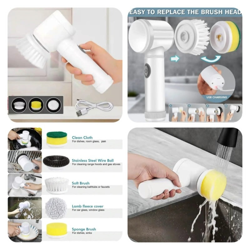 Electric Cleaning Brush – Multi-Purpose Power Scrubber