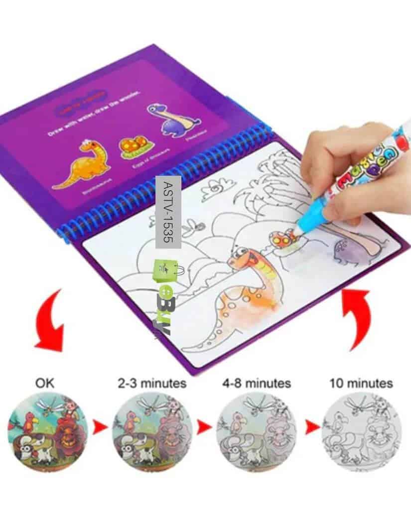 Magic Water Drawing Canvas for Kids – Reusable Mess Free Art Pad