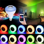 Smart LED Music Bulb – Bluetooth Speaker with Remote RGB Light