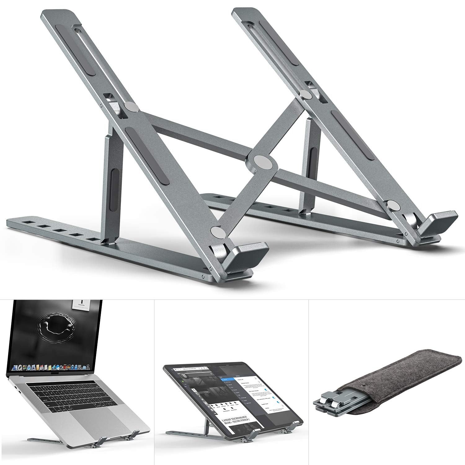 Foldable Aluminum Laptop Stand