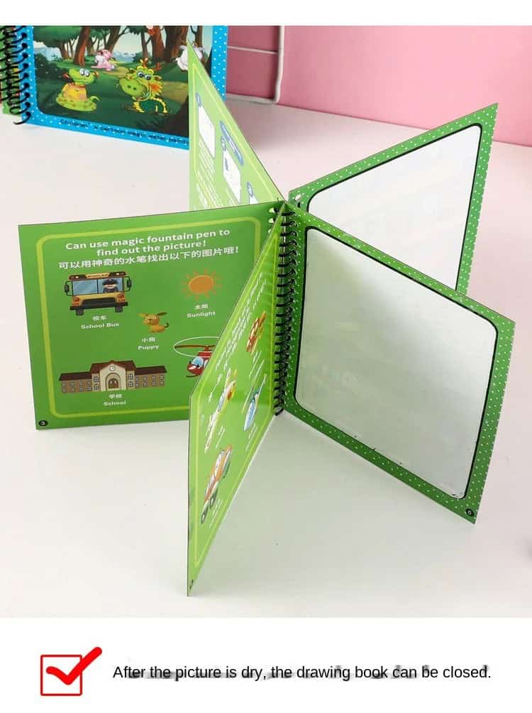 Magic Water Drawing Canvas for Kids – Reusable Mess Free Art Pad