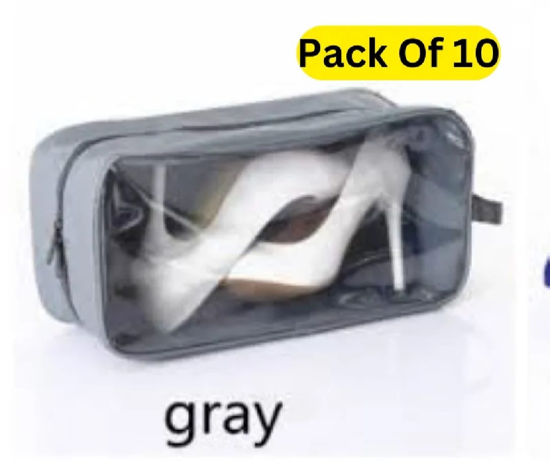Pack of 10-Travel Shoes Organizer Storage Bag
