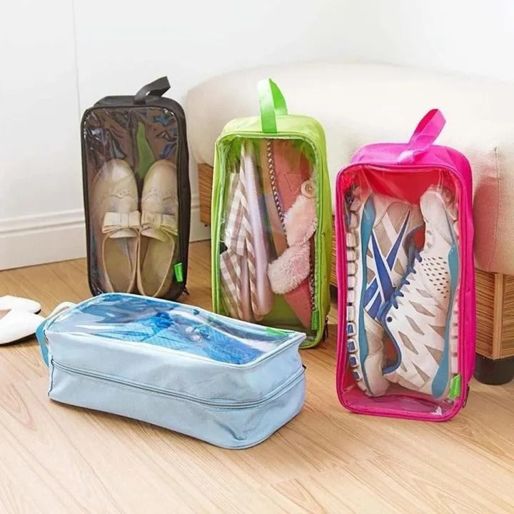 Pack of 10-Travel Shoes Organizer Storage Bag