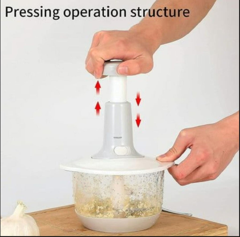9 in 1 Manual Food Chopper 2000ML Kitchen Cutter