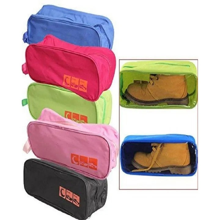 Pack of 10-Travel Shoes Organizer Storage Bag