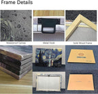 Premium Islamic Calligraphy Wooden Wall Frame Set (3 Pieces)