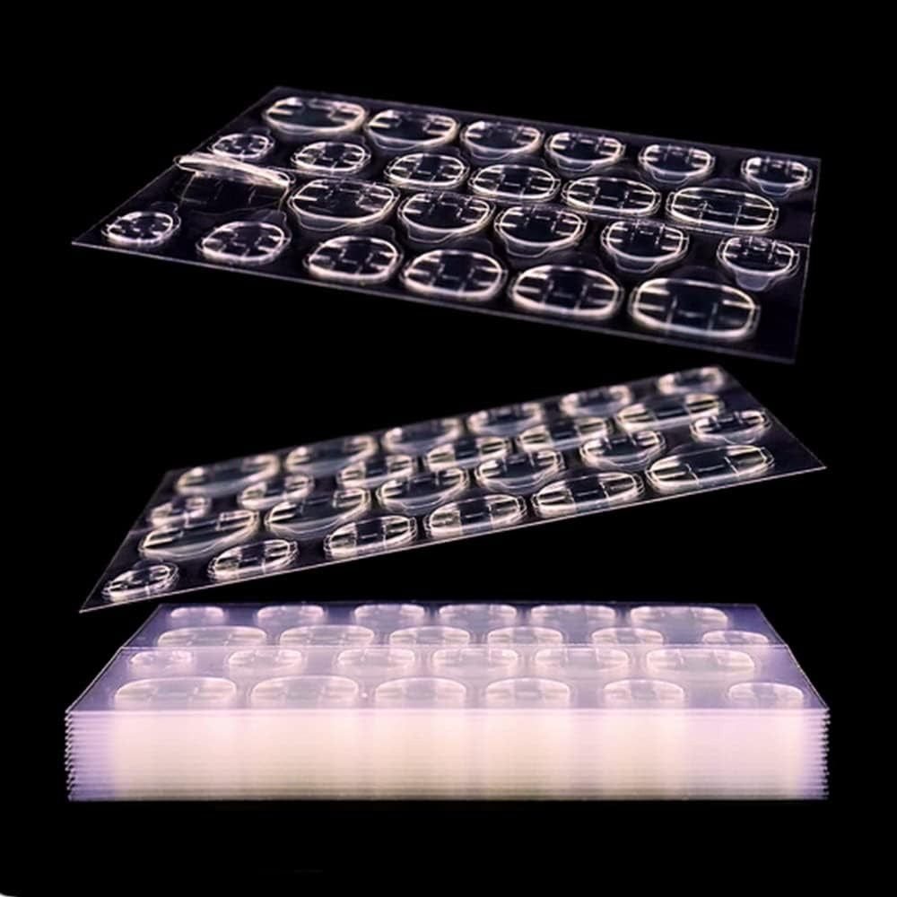 Press On Nail Glue Tabs 5/10 Pack – Clear Double-Sided Adhesive Stickers
